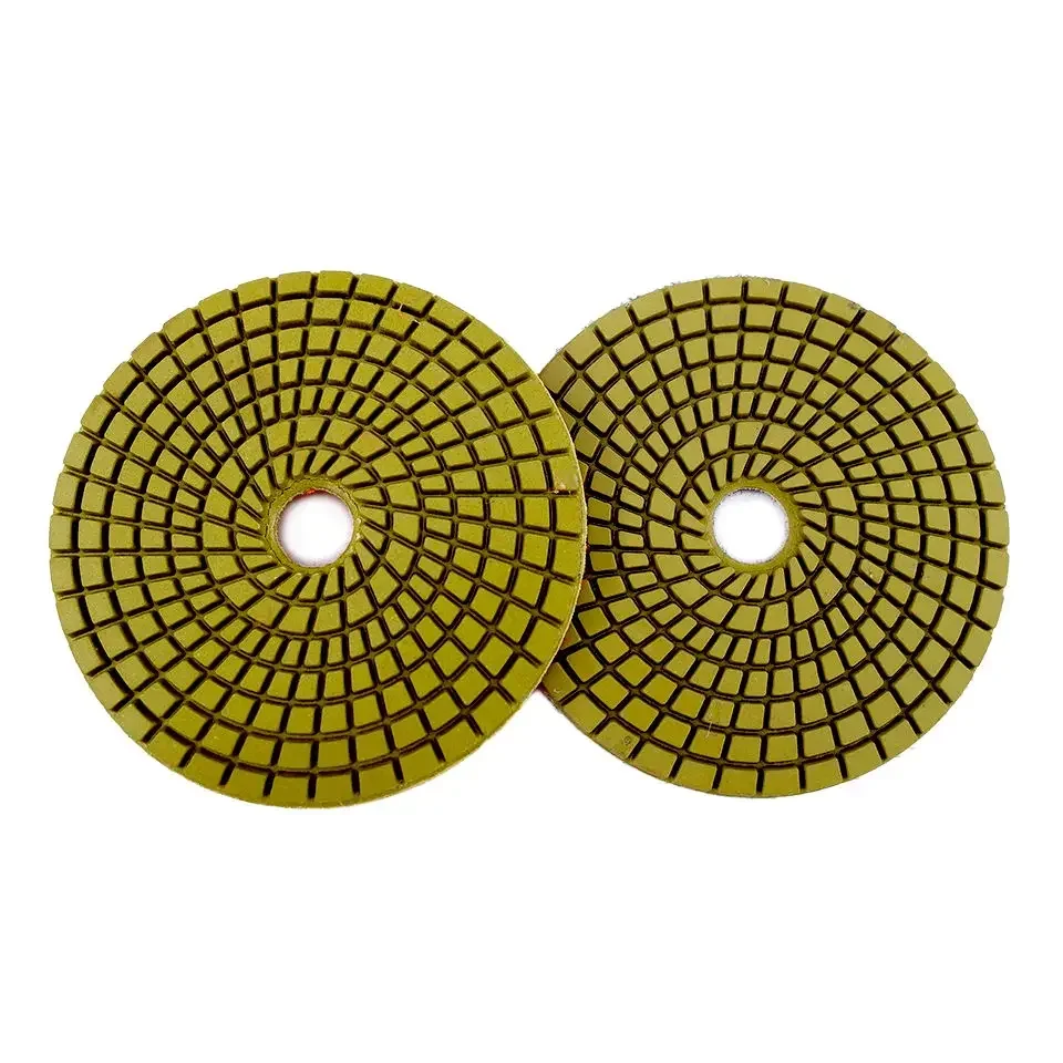 5 шт. 4-дюймовые моклые алмазные полировальные подушечки ступеней шлифовальные
