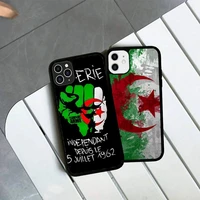 algeria flag phone case silicone pctpu case for iphone 11 12 13 pro max 8 7 6 plus x se xr hard fundas
