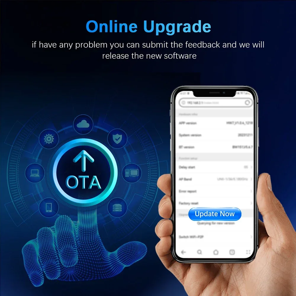 2 в 1 беспроводной адаптер Carplay для Android Авто Smart Box Plug and Play Volkswagen Toyota Peugeot Volvo Kia