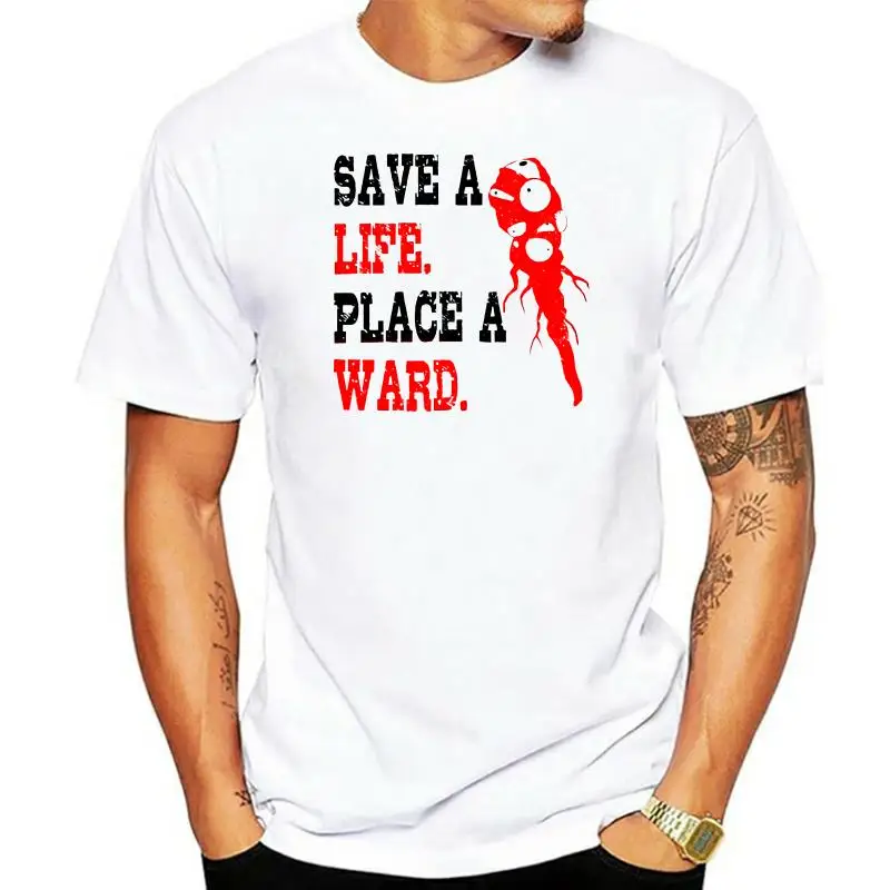 

Save A Life Place A Ward T-Shirt Dota 2 Video Game Gaming T Shirts Men Tees Casual gaming dota2 naga siren rubick dotan Q280