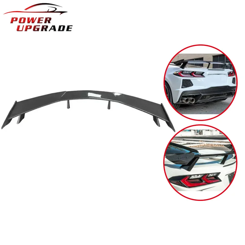 Комплект кузова из углеродного волокна C8 высокое крыло для Chevrolet Corvettes задний