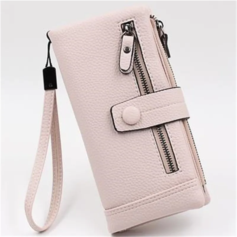 

New Long Women's Wallet Female Purses Coin Purse Card Holder Wallets Female Pu Leather Clutch Money Bag Pu Leather Wallet