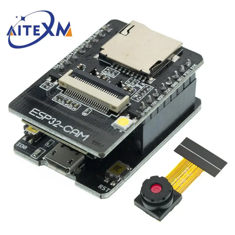 ESP32-CAM-MB WiFi + Bluetooth модуль камеры ESP32 макетная плата CH340 CH340G OV2640 камера 2 4G антенна для