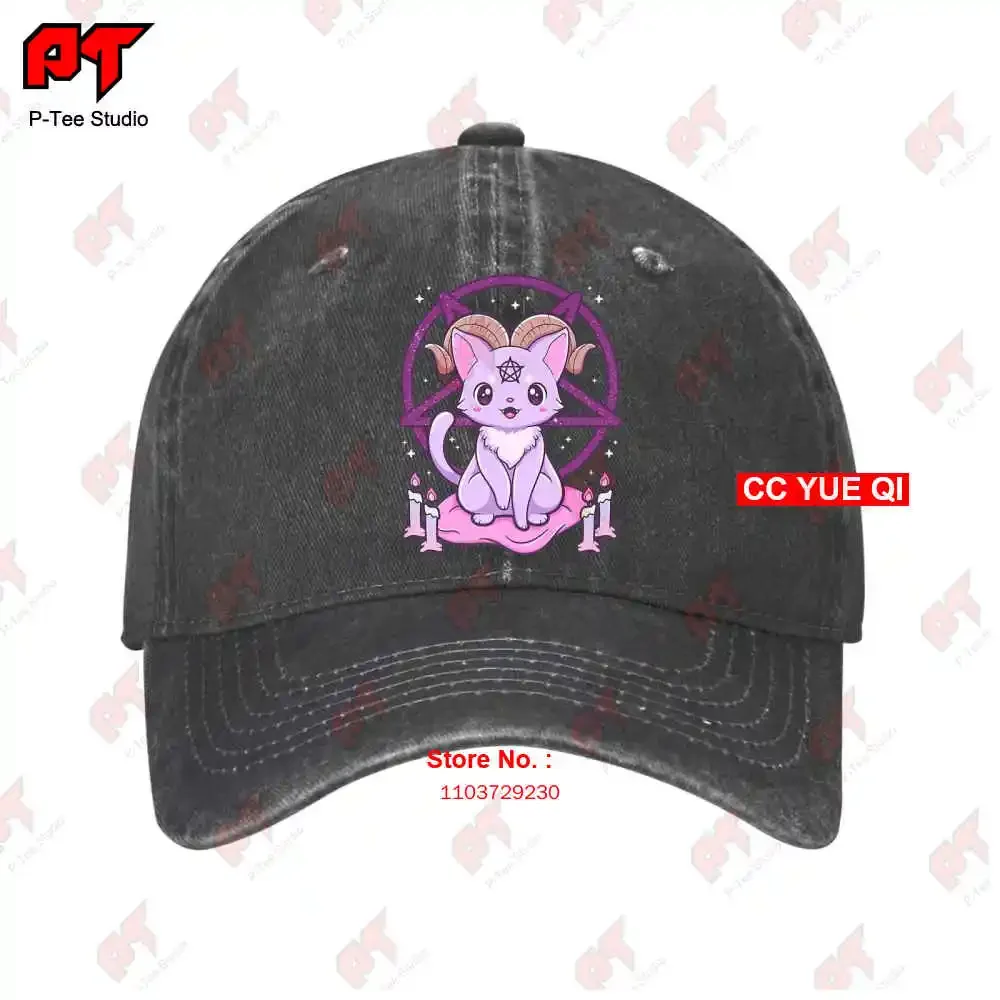 Kawaii Pastel Goth Krampus Cute Creepy Gothic Бейсболки Кепка-грузовик RJ3M