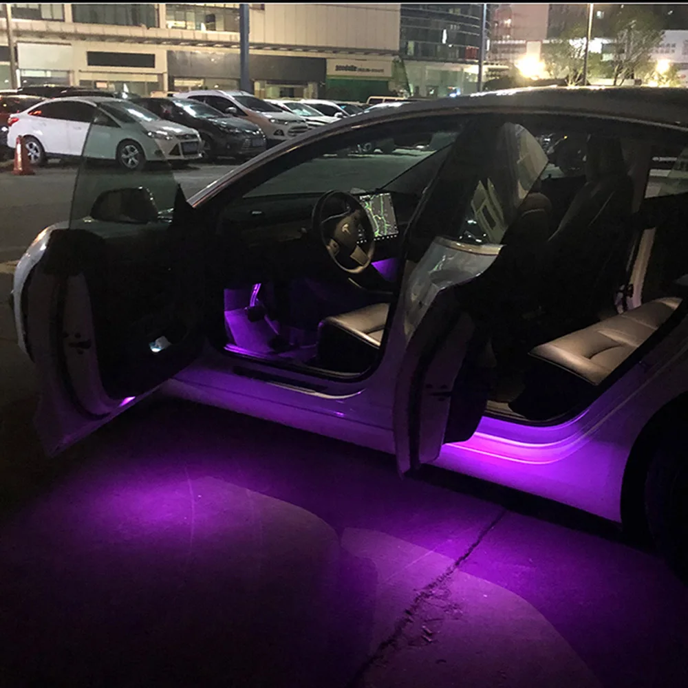 Светодиодная лампа для салона Tesla Model S X Y 3 неосветильник багажника освещение