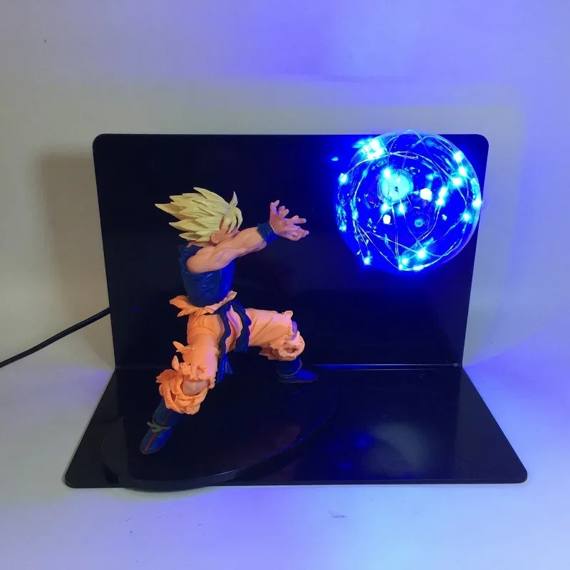 

Anime Dragon Ball Son Goku Handheld Table Lamp LED Table Lamp Eye Protector Glow Toy Collection Children Gifts