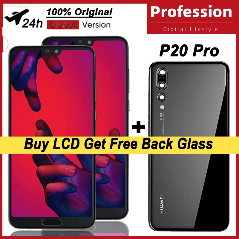 100% Оригинальный 6 1 'ɺMOLED дисплей для Huawei P20 Pro сенсорный ЖК-экран детали