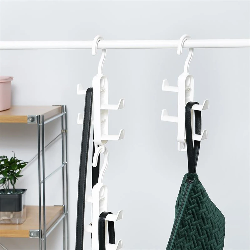 

Multi-layer Space Saving Hanger Hooks Wardrobe Clothes Rack Hanger Closet Organizers For Clothes Bag Scarf Belt Hanging Racks