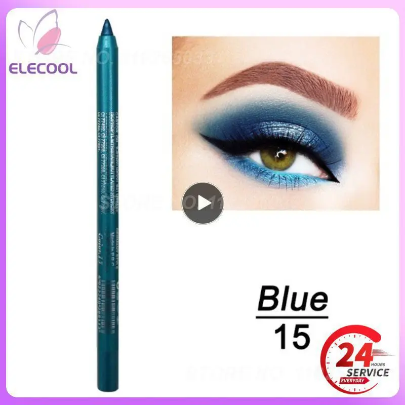 

Набор карандашей для подводки глаз, 14 цветов, водостойкая Алмазная матовая жемчужная матовая цветная подводка для глаз, макияж, TSLM1