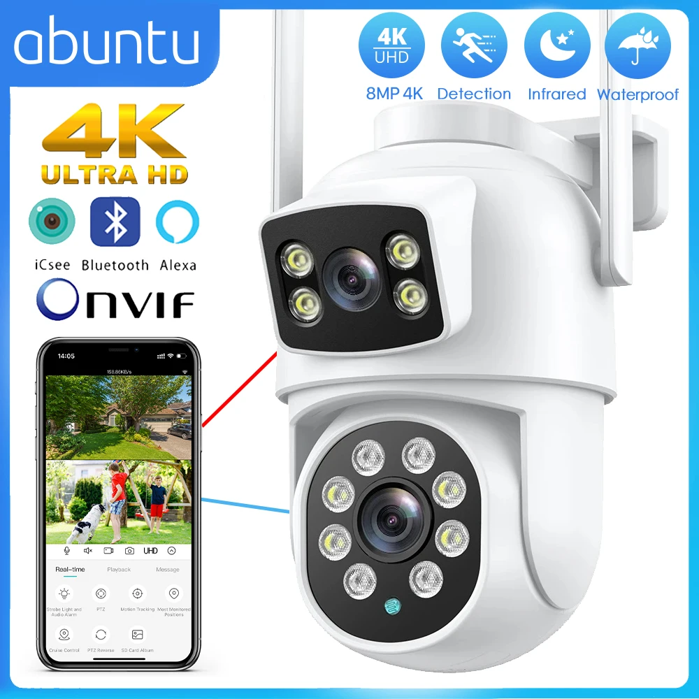 

Камера видеонаблюдения Outooor 8Мп 4К Wi-Fi