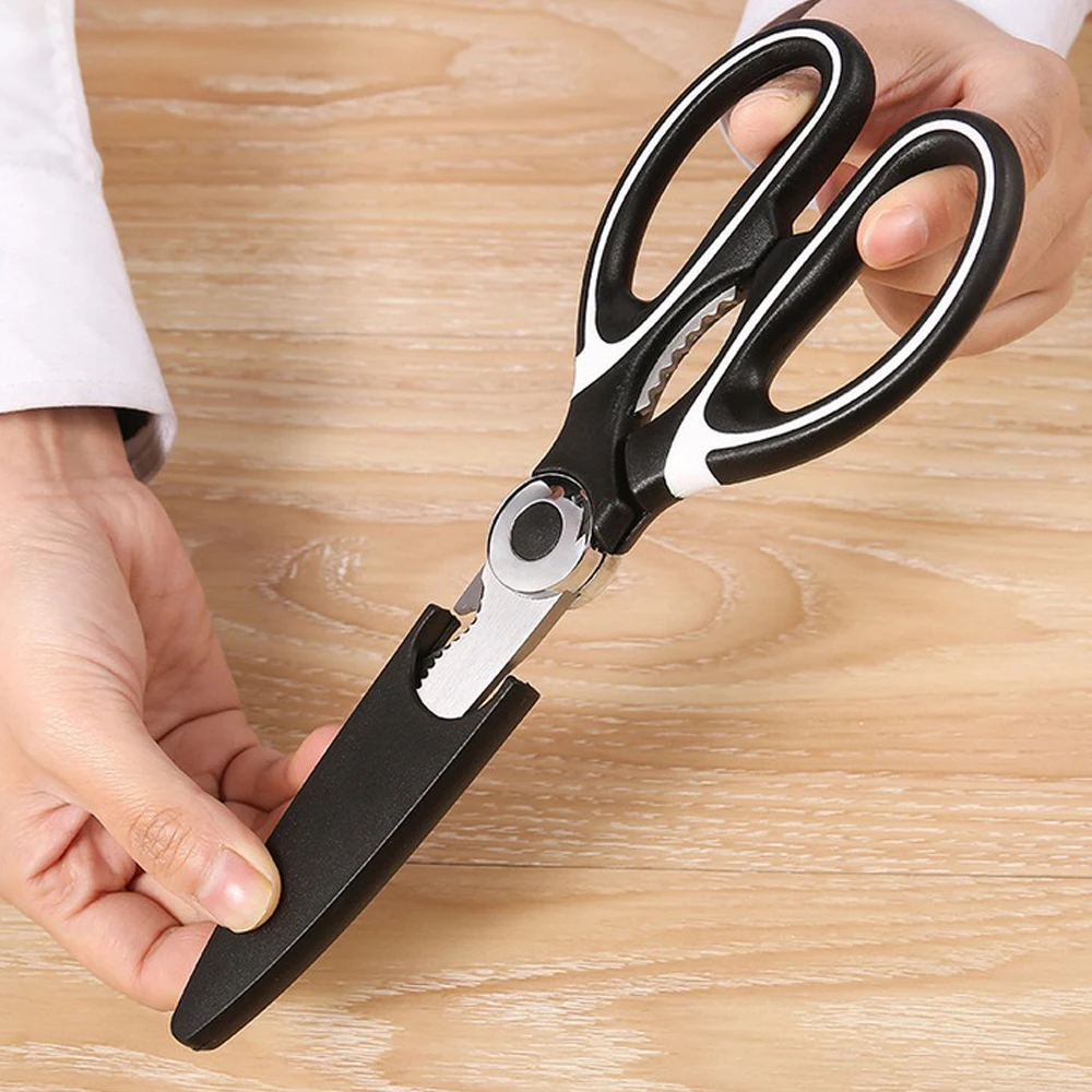 

Kitchen Scissors Multifunctional Cutting Knife Plate Stainless Steel Kitchen Meat Cutting Scissor Kitchen Tools Bone Scissors