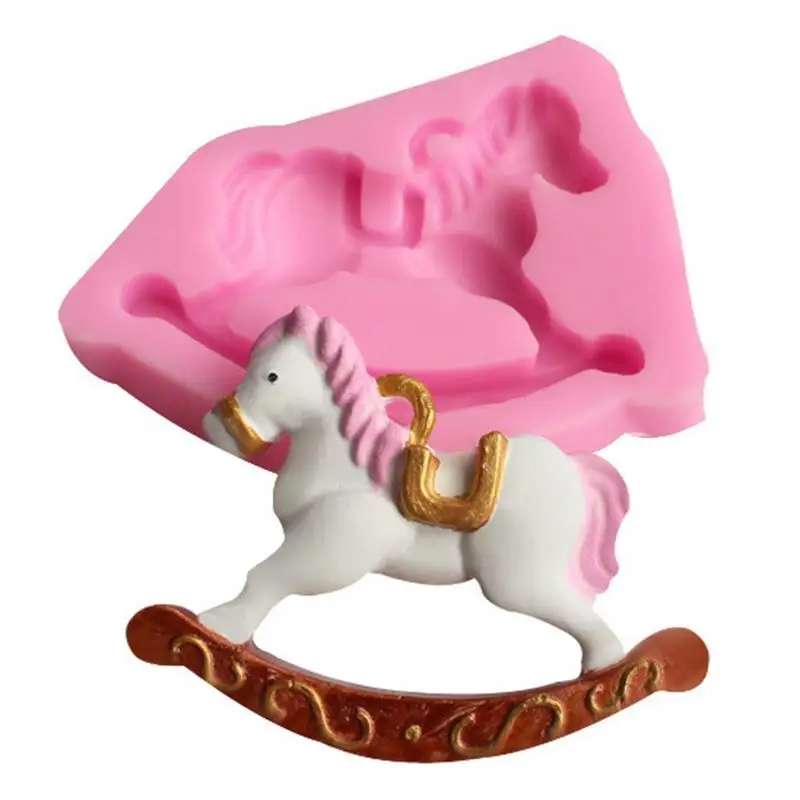 

Horse Silicone Mold Horseshoe Fondant Molds Horse Head Cupcake Topper Mould Cake Decorating Candy Chocolate Gum Paste Moulds