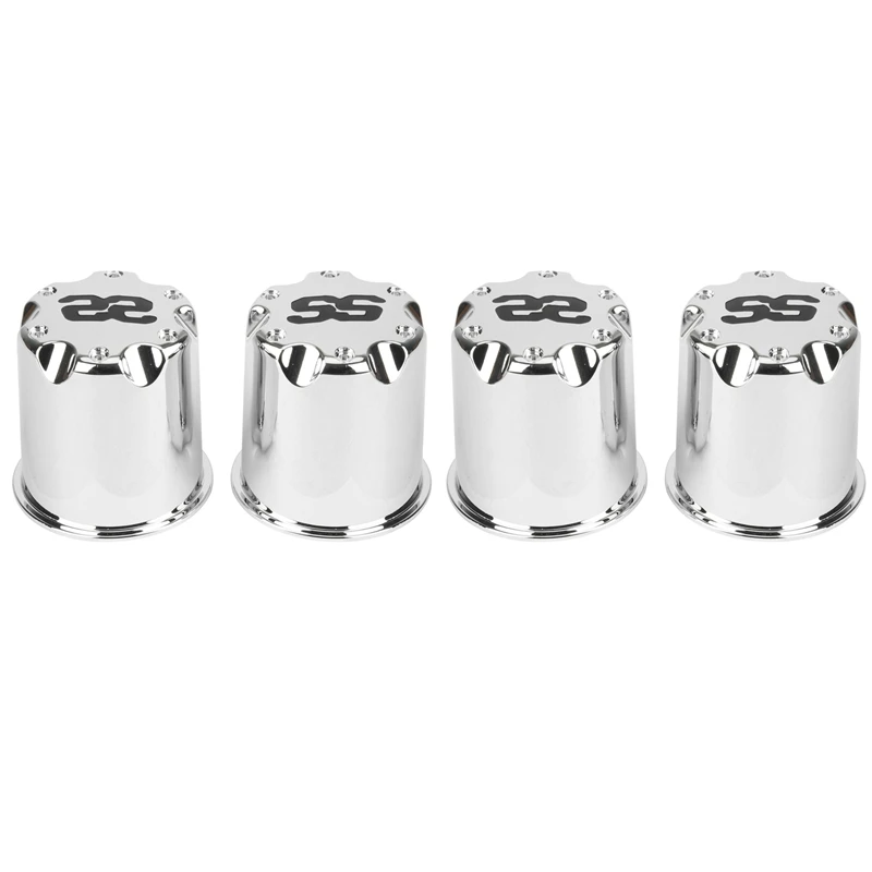 

4Pcs Universal Golf Cart SS Wheel Center Cap Cover,Plastic 8 Inch Wheel Center Hub Cap for Yamaha Club Car Ezgo