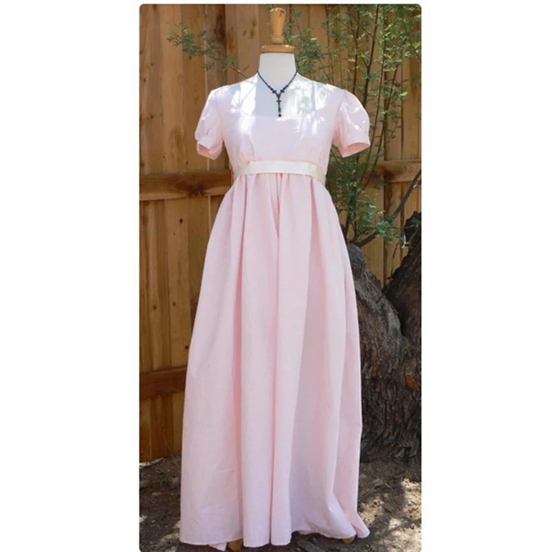 Костюм для аварийного платья Джейн Остен пасторальный стиль с закрытыми