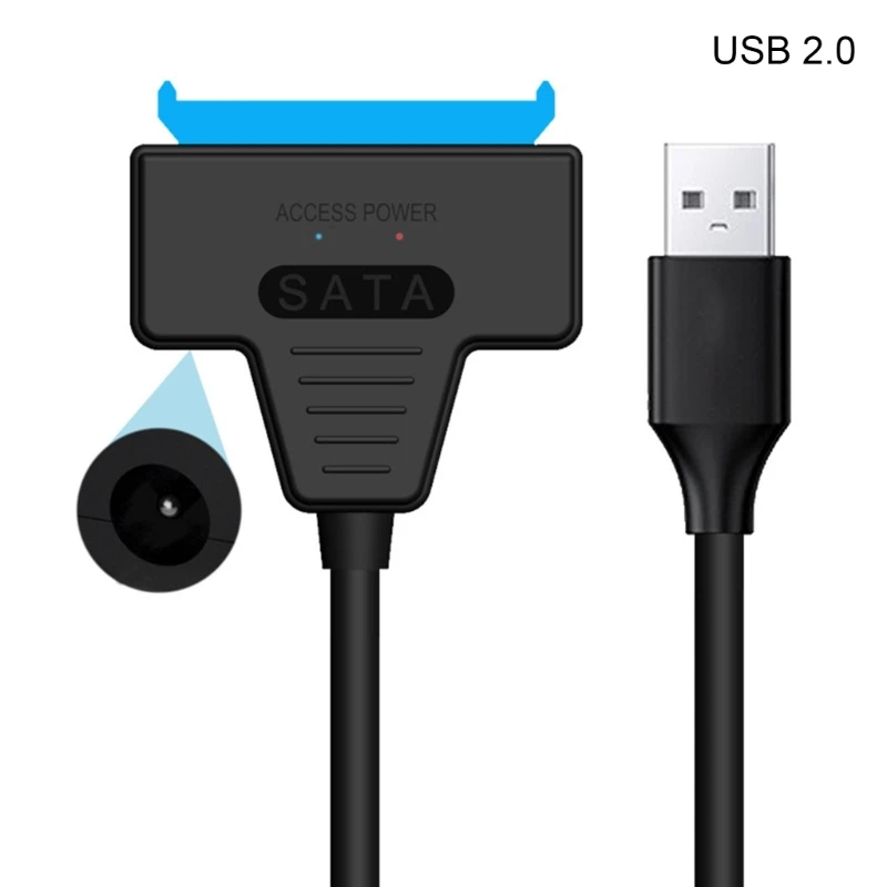 

Адаптер для 3 жестких дисков USB 3,0 2,0 до 2,5 дюйма 3,5 дюйма к USB 2,0 преобразователь SSD HDD жесткий диск 22Pin 3 K1KF