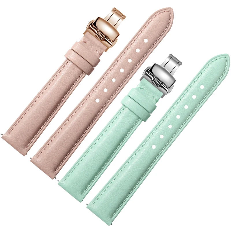 Watch Belt Ladies Substitute The Palace Museum Qianli Jiangshan 16mm Quick Remove Leather Strap