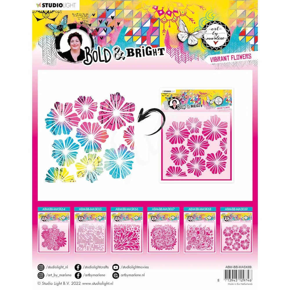 

Arrival Layered Vibrant Flowers Abm Bold Stencils Diy New Scrapbooking Cut Die Paper Greeting Card Craft Knife Mould Punch Mold