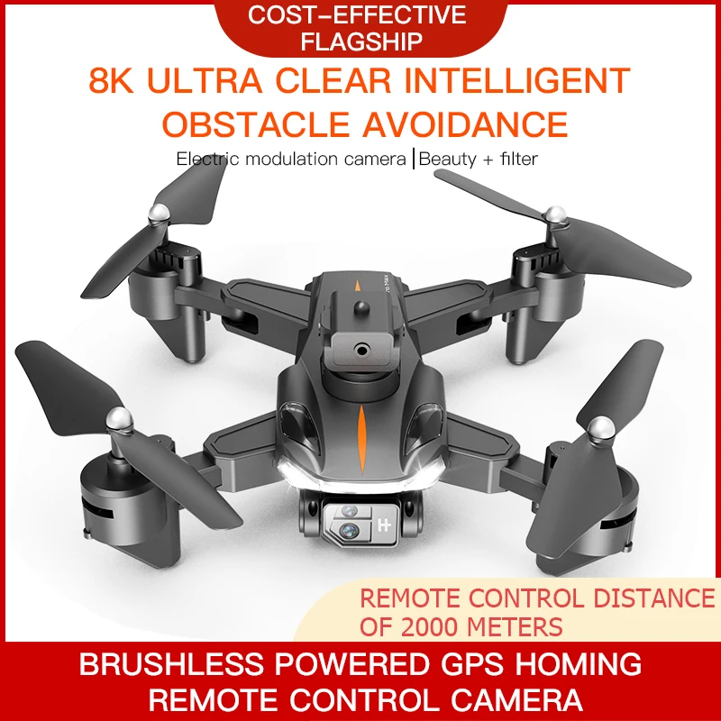 Lenovo P11S Drone 8K 5G GPS Professional HD Aerial Photography Dual-Camera Omnidirectional Obstacle Avoidance Quadrotor Drone images - 6