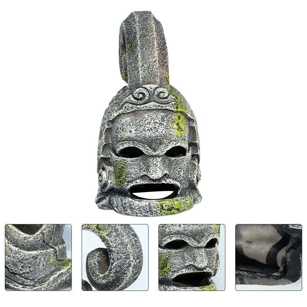 

Aquarium Tank Decor Decorations Resin Landscape Cave Ornament Craft Artificial Large Desktop Greek Decoration Place Hiding Hide