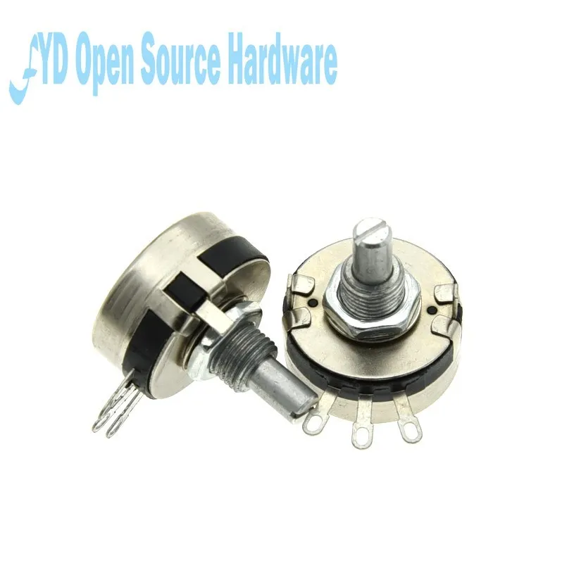 

WTH118-1A (2 вт) углеродный одноповоротный потенциометр 1k 2k2 4k7 10k 22k 47k 100k 220k 470k 560k