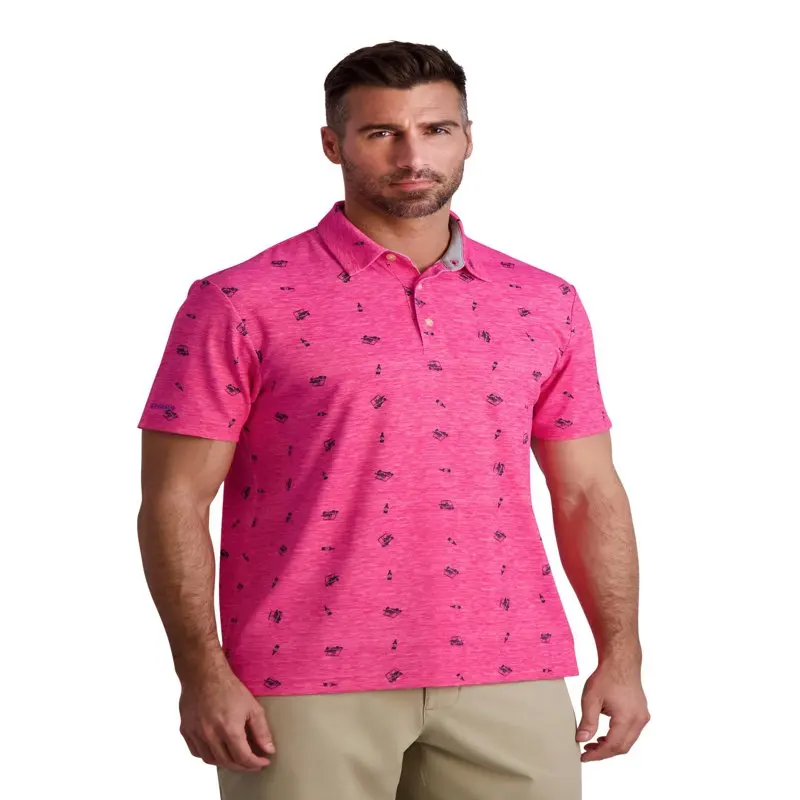 

Men's Printed Golf Polo - Sizes S up to 3XL