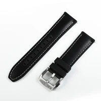 viton strap 2022mm breathable sweatproof flat direct mouth universal soft genuine leather