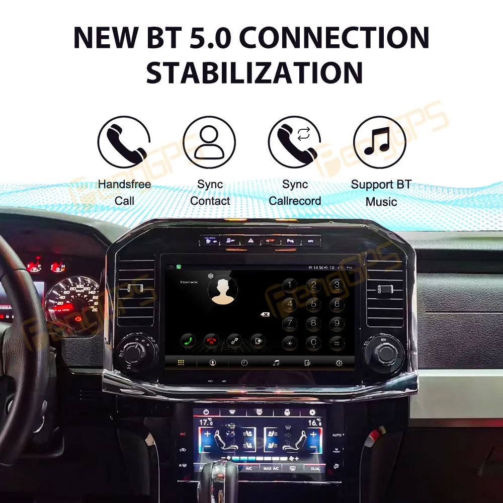 Для Ford F150 F250 F350 Raptor 2009-2014 Автомобильный радиоприемник Беспроводной Carplay Android Auto