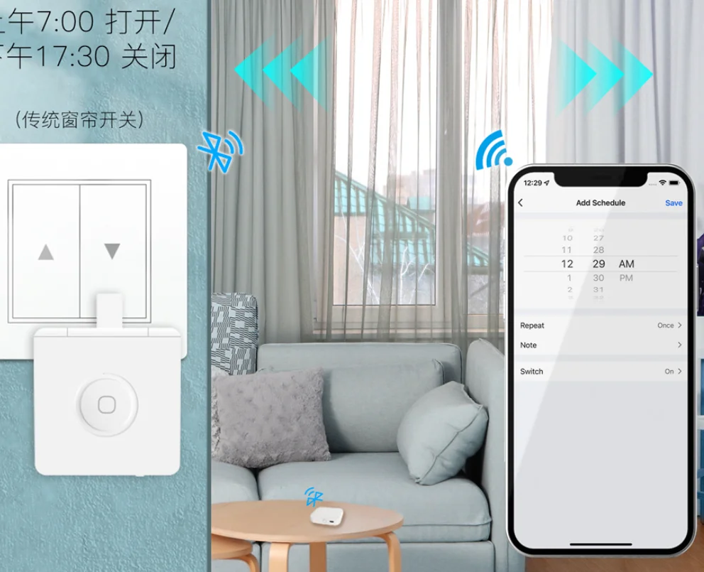 Bluetooth Fingerbot Doodle Smart Home III App Remote Control Timer Voice Thumb White Small Safety Convenient enlarge