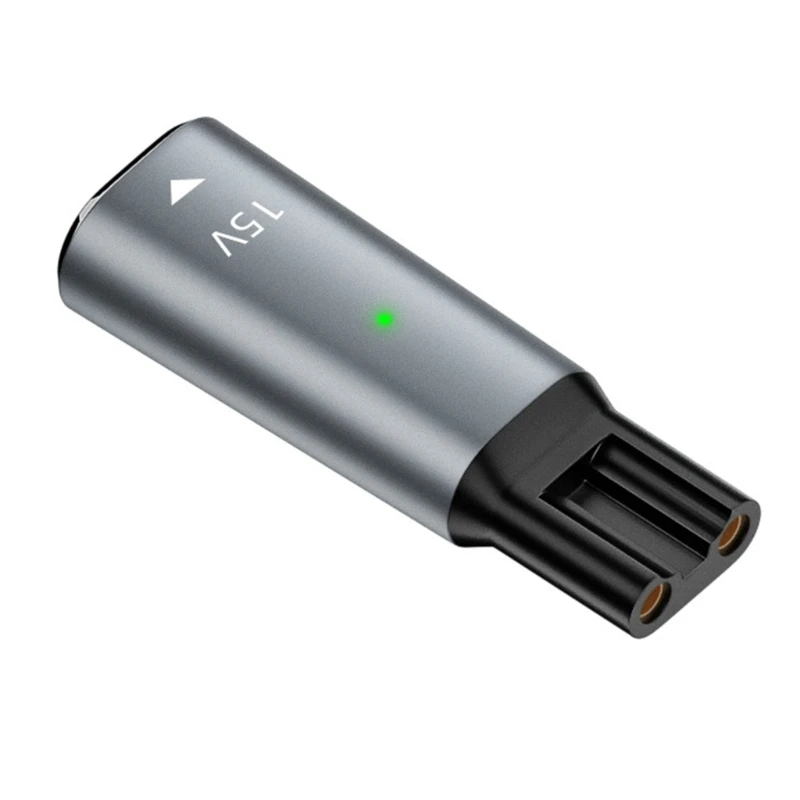 Адаптеры питания типа C на 2-контактный разъем USB для зарядки бритвы