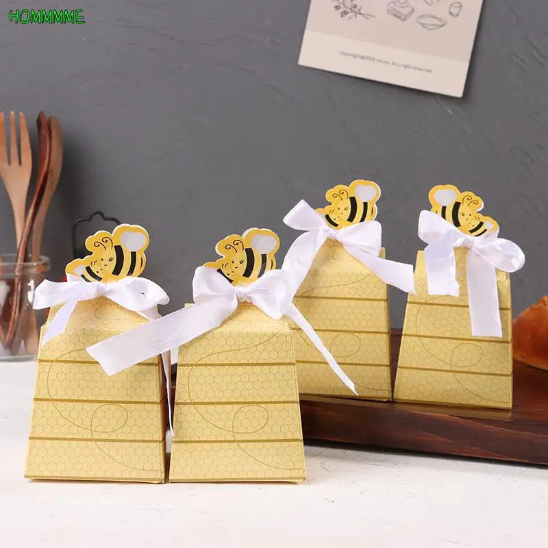 Es Gifts Box With White Ribbons Baby Shower Birthday Wedding Party Favor Decorations
