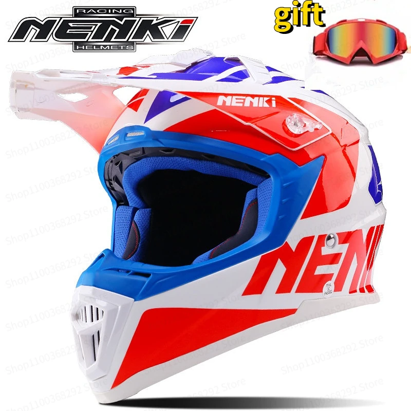 

Шлем мотоциклетный NENKI 316 для езды по бездорожью, лёгкий из ФАП