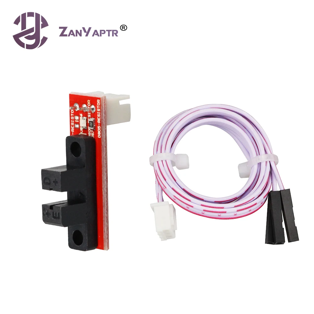 1Pc 3D Printer Parts Endstop Optical Light Control Limit Switch with 3 Pin Cable For RAMPS 1.4 Board Part Accessories