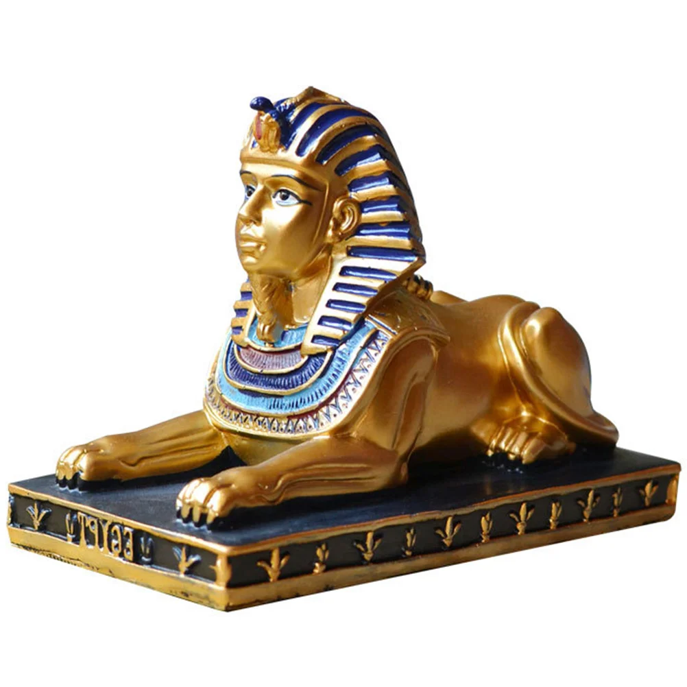 

Creative Sphinx Figurine Home Décor Sphinx Figurine Photo Prop Sphinx Sculpture Resin Artware Decoration Home