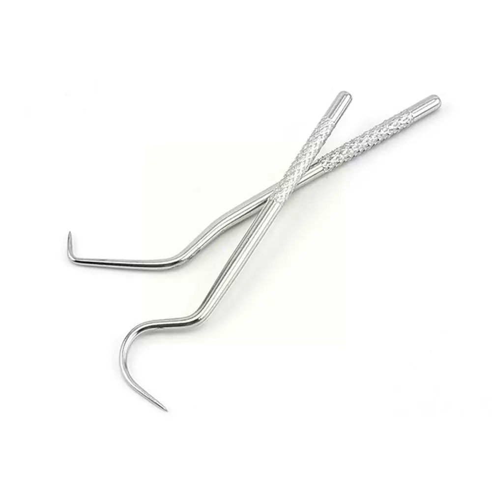

Toothpick Set Metal Steel Cleaning Tooth Flossing Portable Floss Cleaner With Tube Storage Teeth Toothpick L4g3