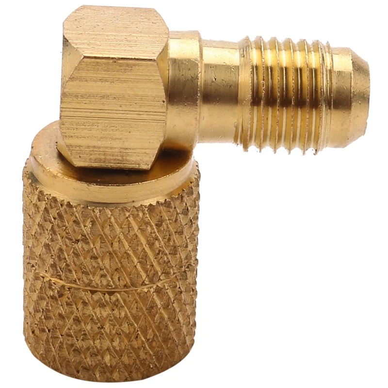 2X M1/4 Sae-F 5/16 Переходник для холодильного адаптера шланга манометров R410A