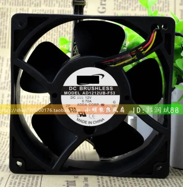 Новый оригинальный Φ 12V 0.70A 12038 три линии 12 см охлаждающий вентилятор