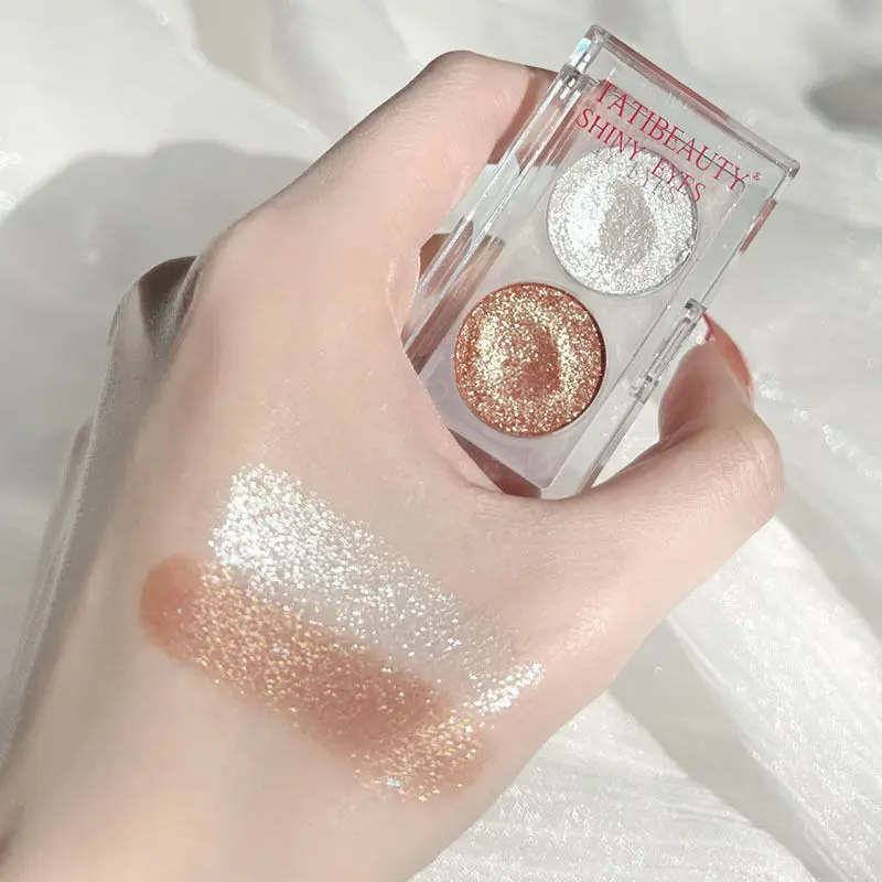 Сменные блестящие тени для век Cowherd двухцветные с лунным светом основа