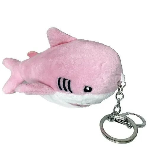 Акула из Икея Брелок 10 см Розового цвета |