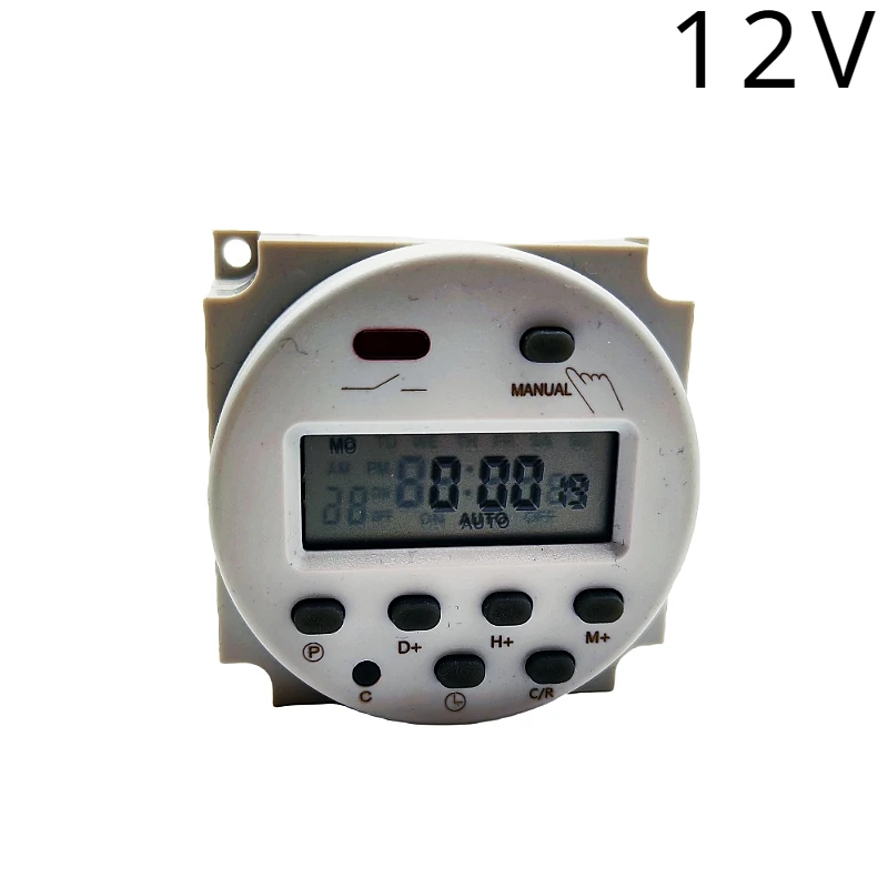 

CN101A 12 V/24 V/110 V/220 V Одиночный и двойной обратный отсчет микро-переключатель времени управления таймером регулятор секунд управления 16A