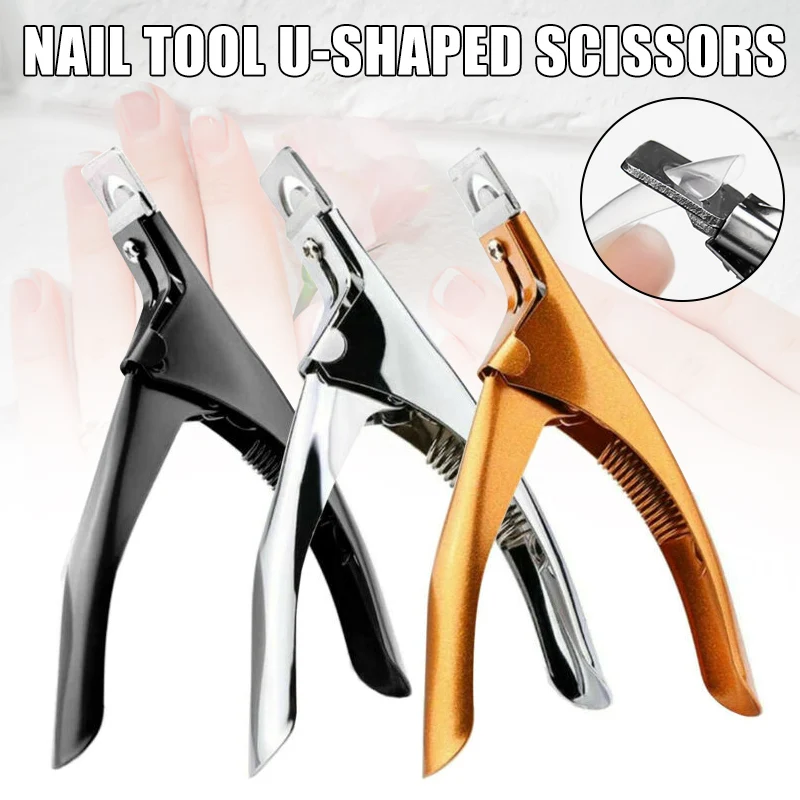 

Sdotter Nail Cutter Clipper Stainless Steel Pet Manicure Nail Art Trimmer U-shape Flat Nose Pliers Nail Trim Tools U Shape Flat