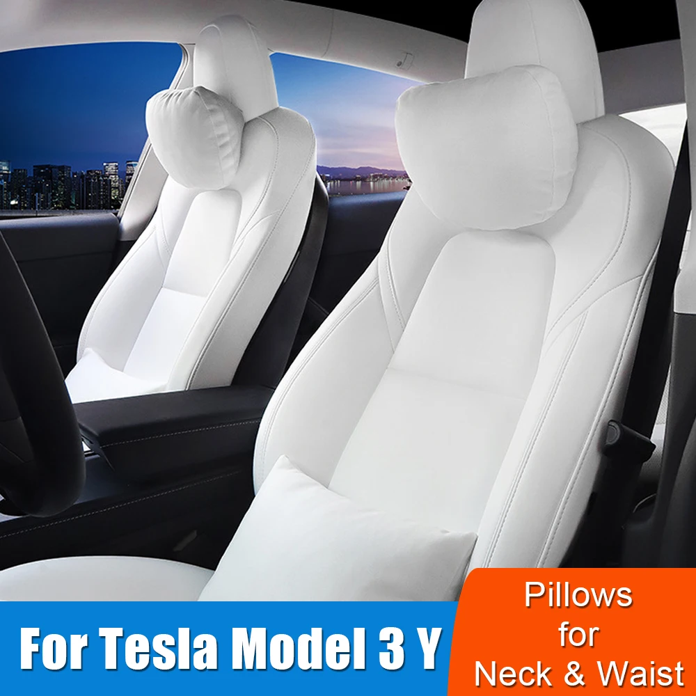 

1 шт., Автомобильная подушка для шеи и поясницы, для Tesla Model 3 Y