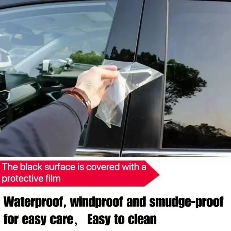 6 шт. центральная стойка окна автомобиля BC post Cap декоративный аксессуар для JEEP Compass