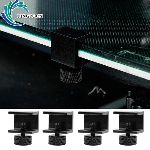 KINGROON Зажимы для платформы из алюминиевого сплава 2/4 шт.