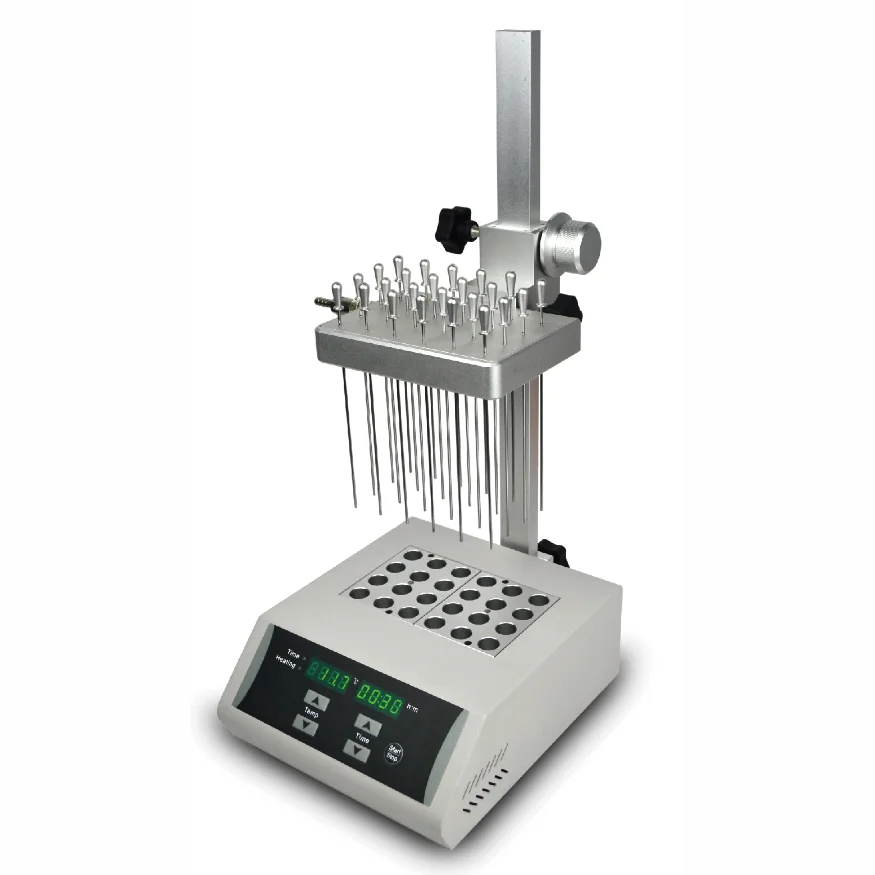 NDK200-2N Испаритель/концентратор для образцов азота с подогревом сухой ванны внизу