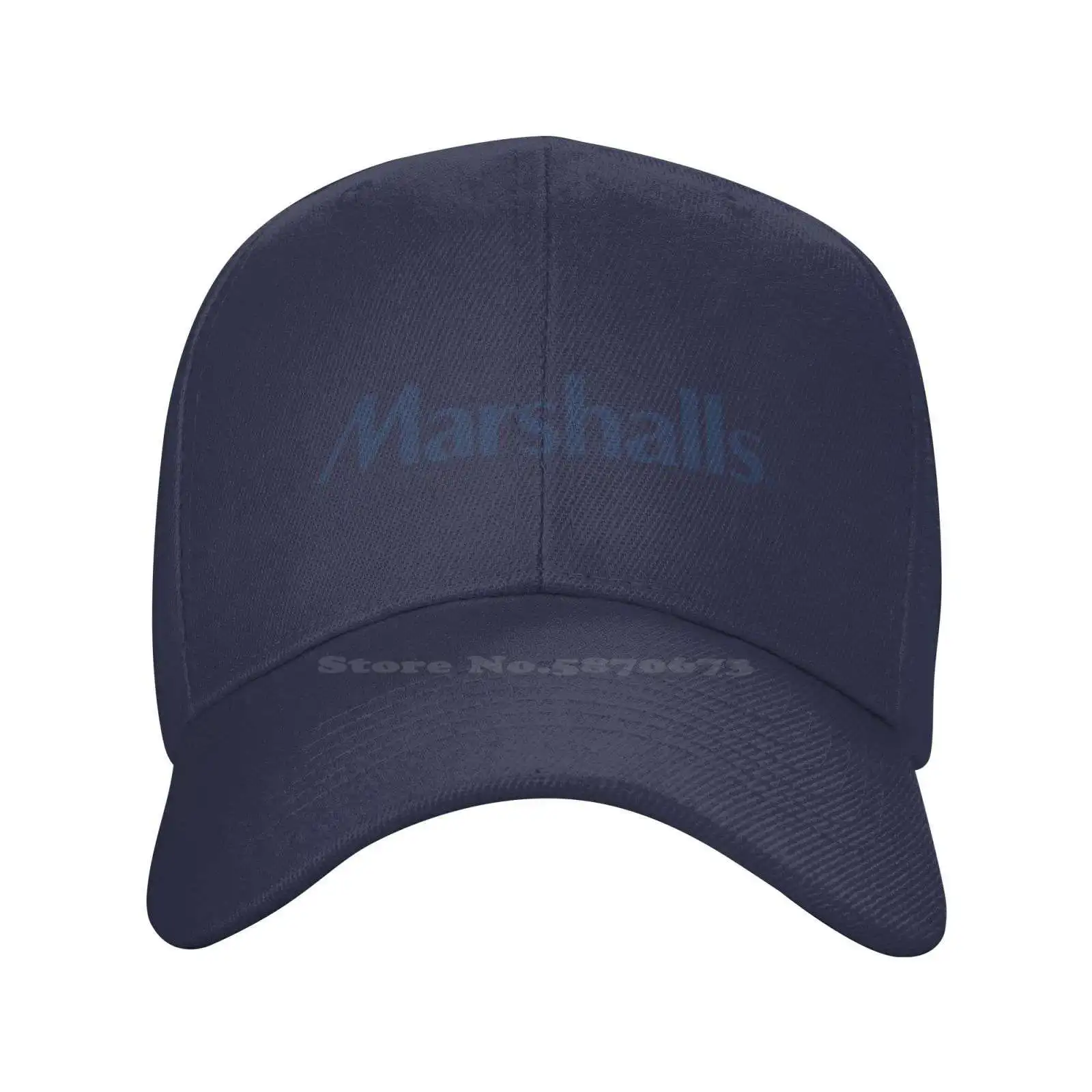 Marshalls Logo Printed Graphic Brand Logo High-quality Denim cap Knitted hat Baseball cap