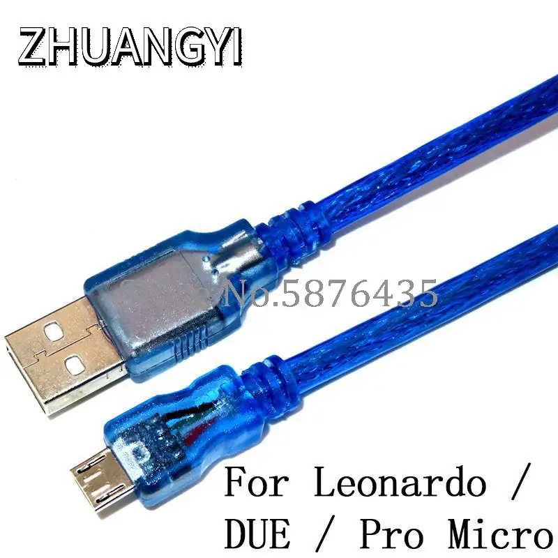 USB-кабель 30 см для Uno r3/Nano/MEGA 2560/Leonardo/Pro micro/DUE Blue высококачественный тип A USB/Mini USB/Micro