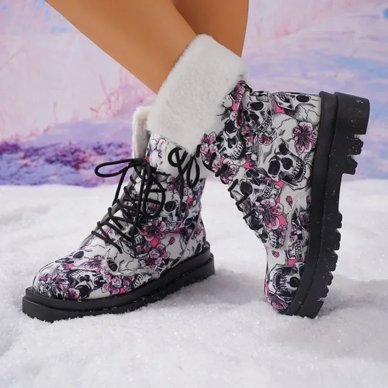 Женская обувь Лидер продаж 2024 женские ботинки модные современные с принтом новые