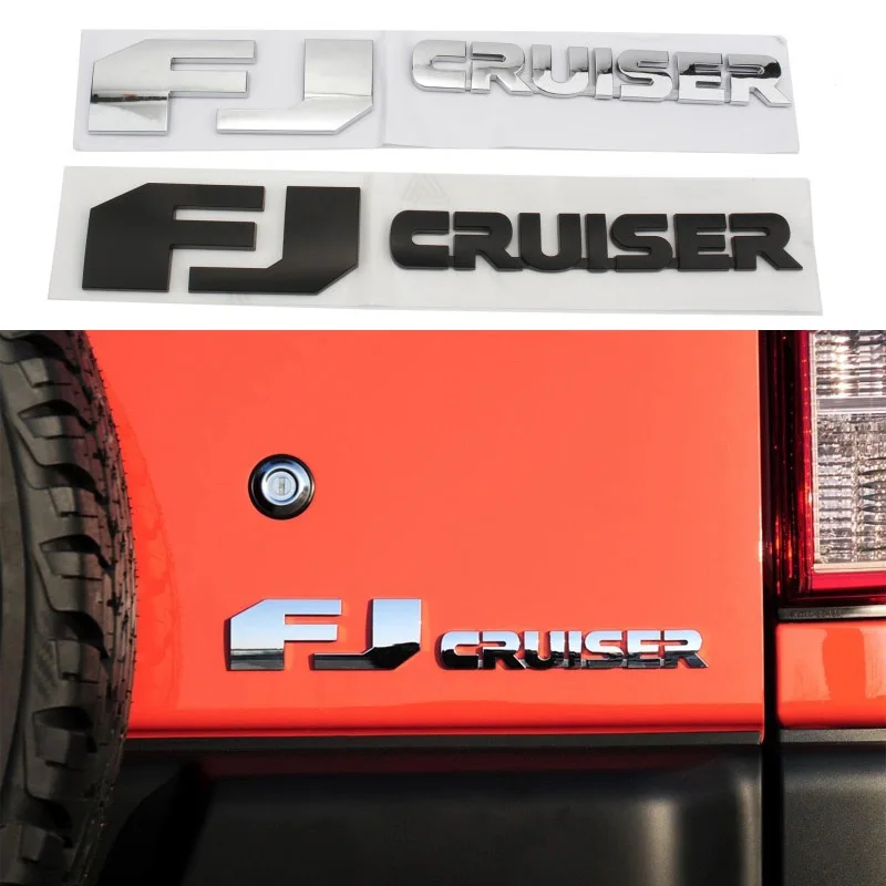 

Наклейки и наклейки для автомобилей FJ Cruiser, 3D-наклейки с буквами для Toyota FJ, Cruiser, эмблема кузова багажника, аксессуары