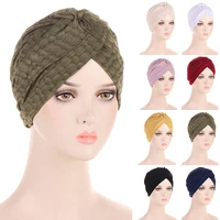 bubble hat beanies hat turban cap hijab cap bandanas stretchy solid color elastic muslim women elastic stretchy beanies hat caps