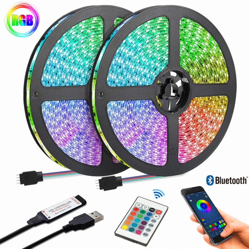 

Светодиодная лента с Bluetooth-управлением, 10/5 м